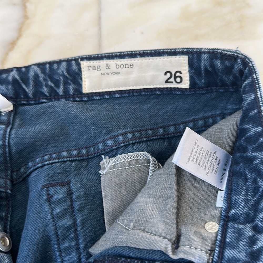 Rag and Bone Maya High Waist Wide Leg Jeans - Picture 5 of 5